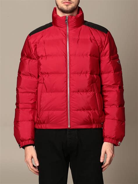 prada jacket red|Prada jacket outlet.